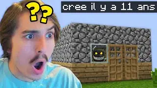J'ai Troll&eacute; mon Pote sur son ANCIEN MONDE Minecraft ! (en live)