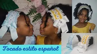 MEDIA CAPOTA / Diadema ESTILO ESPAÑOL