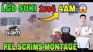 LGD Suki 1vs4 against 4AM | LGD Suki PEL scrims montage | LGD vs 4AM | PEL 2021 scrims | lgd suki |