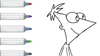 How to drawing phineas flynn - Step by Step Guide |Easy Way | phineas zeichnen| ड्राइंग फिनीस फ्लिन