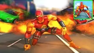 Iron Spider Rope Hero Man Miami City Gangster 3D android Gameplay