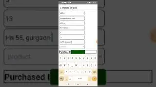 Simple invoicing app in react native