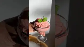 Mandarin Strawberry Coconut Sorbet  #cooking #recipe #foodshorts #shorts