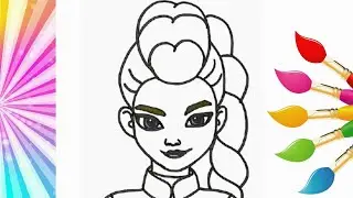 Rumi KPop Demon Hunters Coloring