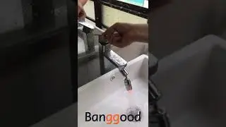 color changing faucet light #Shorts