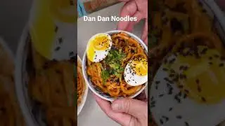 Easy Recipe for Dan Dan Noodles! Ready in 15 minutes!