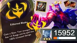 True Damage: 3 Star Shen Carry with 6 Umbral & 6 Behemoth Comp  | TFT Set 11