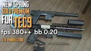 NEW SPRING UPGRADE FOR TEC9 M306 DCOBRA, GOLD PREMIUM SPRING by XTR #toygun #mainantembaktembakan