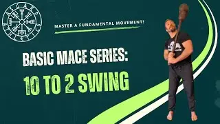 Master the Fundamental 10-to-2 Gada Swing | Steel Mace Training for MMA & Grappling