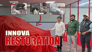 Innova Restoration | Denting, Painting & Full Car Makeover | Watch the Transformation