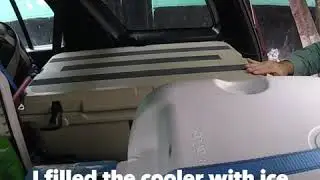 RTIC 65 Cooler Test, after camping in the beach