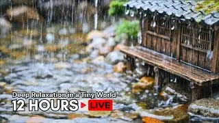 🔴Rain Sounds | Miniature World for Deep Sleep, Relax & Study
