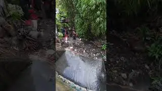 Polluted River: Before and after #saigonxanh #cleaning #cleanup #environment #donrac #onhiem