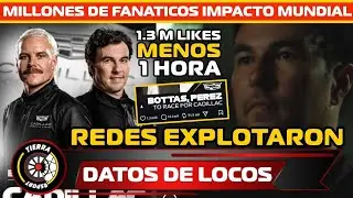 &iexcl;EXPLOTAN REDES! MILLONES FANS REACCIONAN A PRESENTACI&Oacute;N DE CHECO P&Eacute;REZ POR CADILLAC IMPACTO MUNDIAL