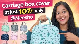Carriage Box Cover for ₹107k 😱 | Meesho Best Deal Ever | Sahana sanvy | Sanas hashtag
