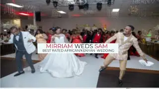 MIRIAM AND SAM BEST RATED AFRICAN WEDDING IN USA//MC HYPMASH  WEDDING DANCES