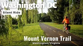 Washington DC - Mount Vernon Trail - Virtual Bike Ride - Indoor Cycling and Spinning Workout in 4K