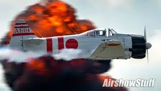 Tora Tora Tora Pearl Harbor Reenactment - Terre Haute Airshow 2018