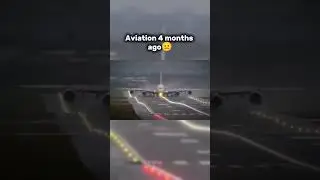 Aviation 4 months ago Vs now! #aviation #airplane #avgeek #automobile #summer
