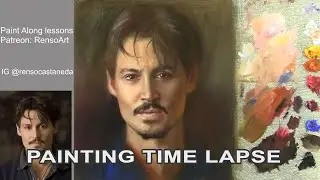 Painting Time Lapse - Johnny Depp