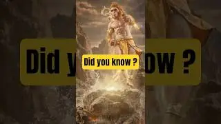 Do you know why Lord Hanuman is immortal? 🚩
