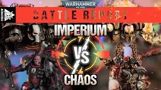 Imperium vs Chaos 4,000pts Multiplayer Battle! | Warhammer 40,000 Battle Report