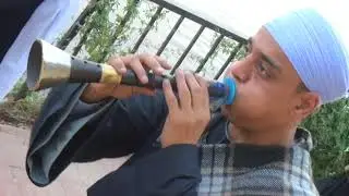 مزمار صعيدى وطبل بلدى فى زفه الحجاج مع الحاج احمد