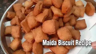 Maida Buscuit Recipe in Tamil | Kalakala Biscuit | Diamond Biscuit | Shankarpali Recipe | Cookrazy
