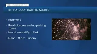 Watch out for these Fourth of July road closures