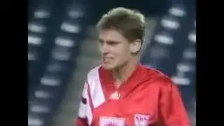 Liga de Campeones 92/93: VFB Stuttgart 1-2 Leeds United (09/10/1992). Narraci&oacute;n en ingl&eacute;s.