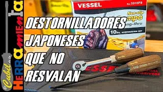 DESTORNILLADORES Y CARRACA JAPONESA VESSEL CALIDAD PARA TALLER