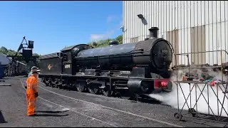Q6 63395 moves under own steam after new cylinder fitted. S160 and Hartland update