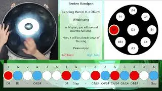 Уроки игры на хэндпане - Песня: Lending Marcel.H a DKurd (уровень Intermediate+)