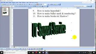 Text Style or MS word art