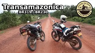 Riding  Motorcycle on Transamazonica Road (BR 319 / B 230)  - Watch This First!