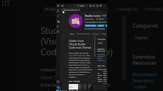 PART-7 Seti-Icons and Studio Icons: Dua Pilihan Tampilan Icon di VSCode  #javascript  #vscode #fyp