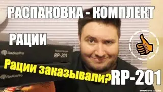 Комплектация Рации RP-201 RadiusPro UHF 3 Ватта - Распаковочкинг by ImMetatron