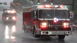 Rocky Run Fire Company Engine 46 & Limerick Fire Department Tower 51 Responding