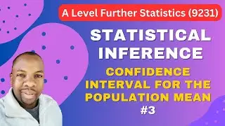 Inference - Confidence interval for the population mean | Worked Example 3