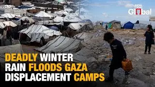 Winter Rain Floods Gaza Camps as Netanyahu Heads to U.S. For Trump Meeting on Ceasefire Phase Two