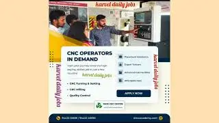 DMW CNC CENTRE CNC OPERATORS job vacancy  #CNC Turning#CNC Milling#Quality Control#