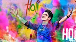 PicsArt Happy Holi Editing Tutorial, Holi manipulation Ediitng, Happy Holi CB Editing in Hindi