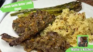 Delicious Lemon Garlic Butter Lamb Chops / Mattie's Kitchen