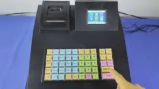 keyboard setting & other paytype application of 686A 48keys keyboard cash register