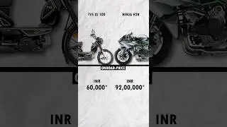 Ninja H2R vs TVS XL 100 🔥 #ninjah2r