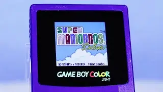 GameBoy Color McWill BACKLIT Screen Mod!