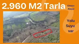 Keşif Arazi 2.960 m2 Tarla Balıkesir G&ouml;nen Alaşar.  500.000
