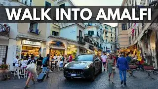 Virtual Walk from Una Villa (Amalfi) to Amalfi Town Centre (Piazza Duomo)