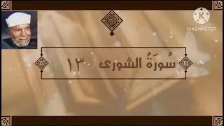 سورة الشورى الآية 13 تفسير الشيخ الشعراوي #قليل_دائم_خير