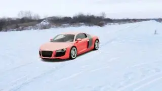 Evermotion Audi R8 model composited into video